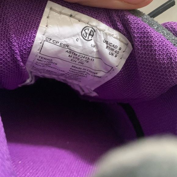 Terra Womens Spider X Black Leather Work and Safety Shoes Sneakers size 9 - Picture 2 of 13